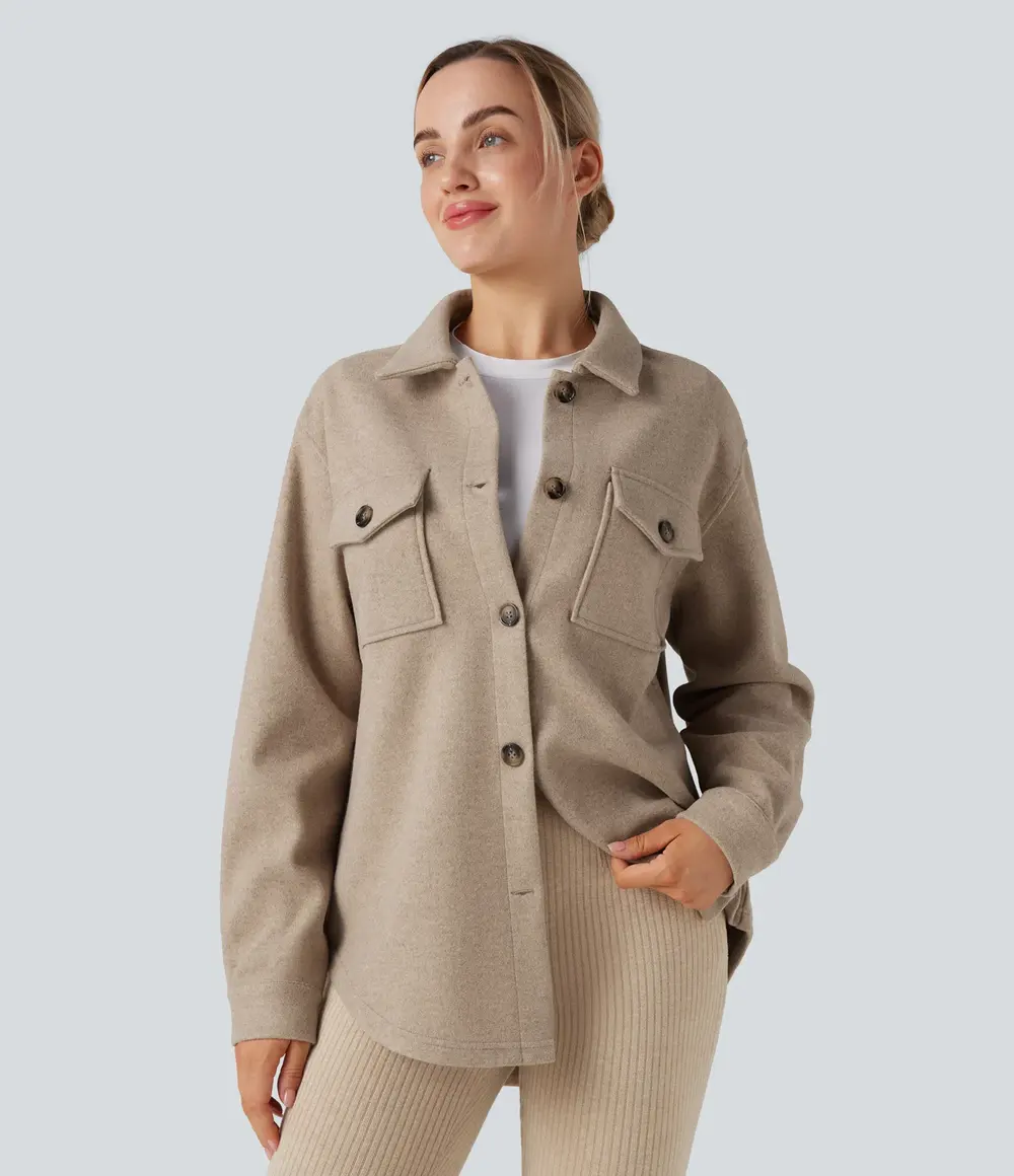 Fleece Jacket in Lunar Weave