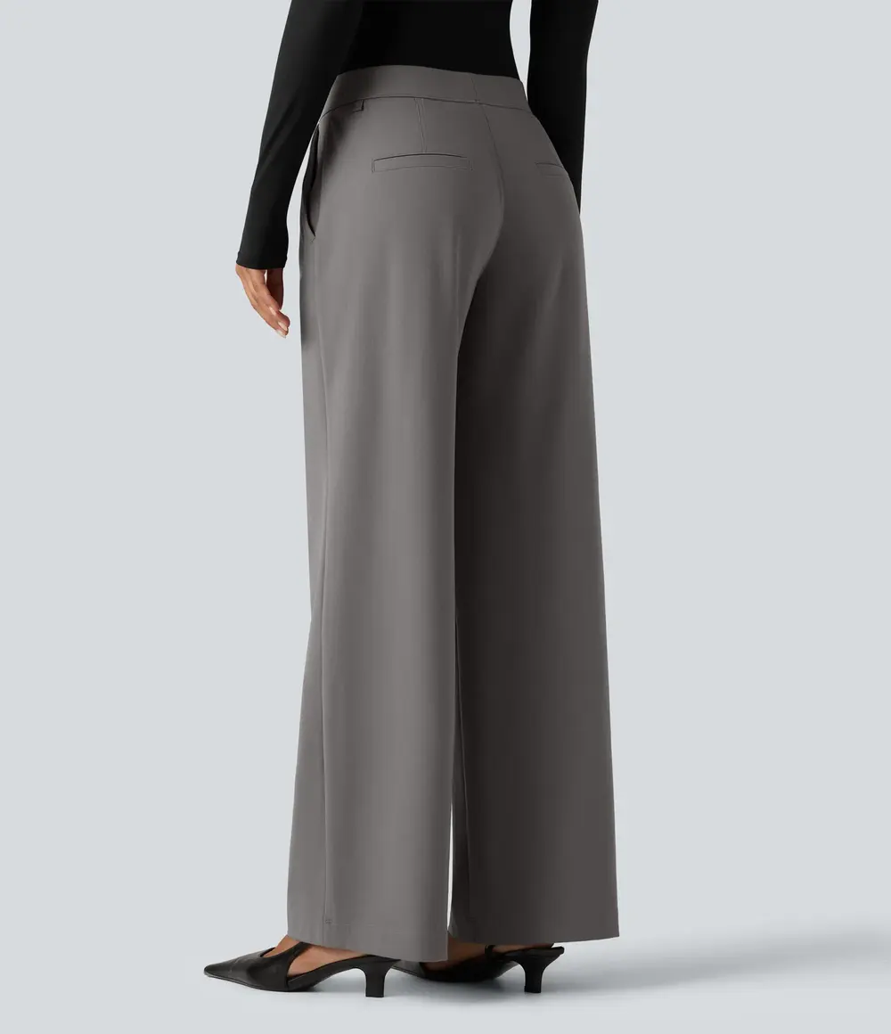 Low-Rise Work Trousers in Silent Storm